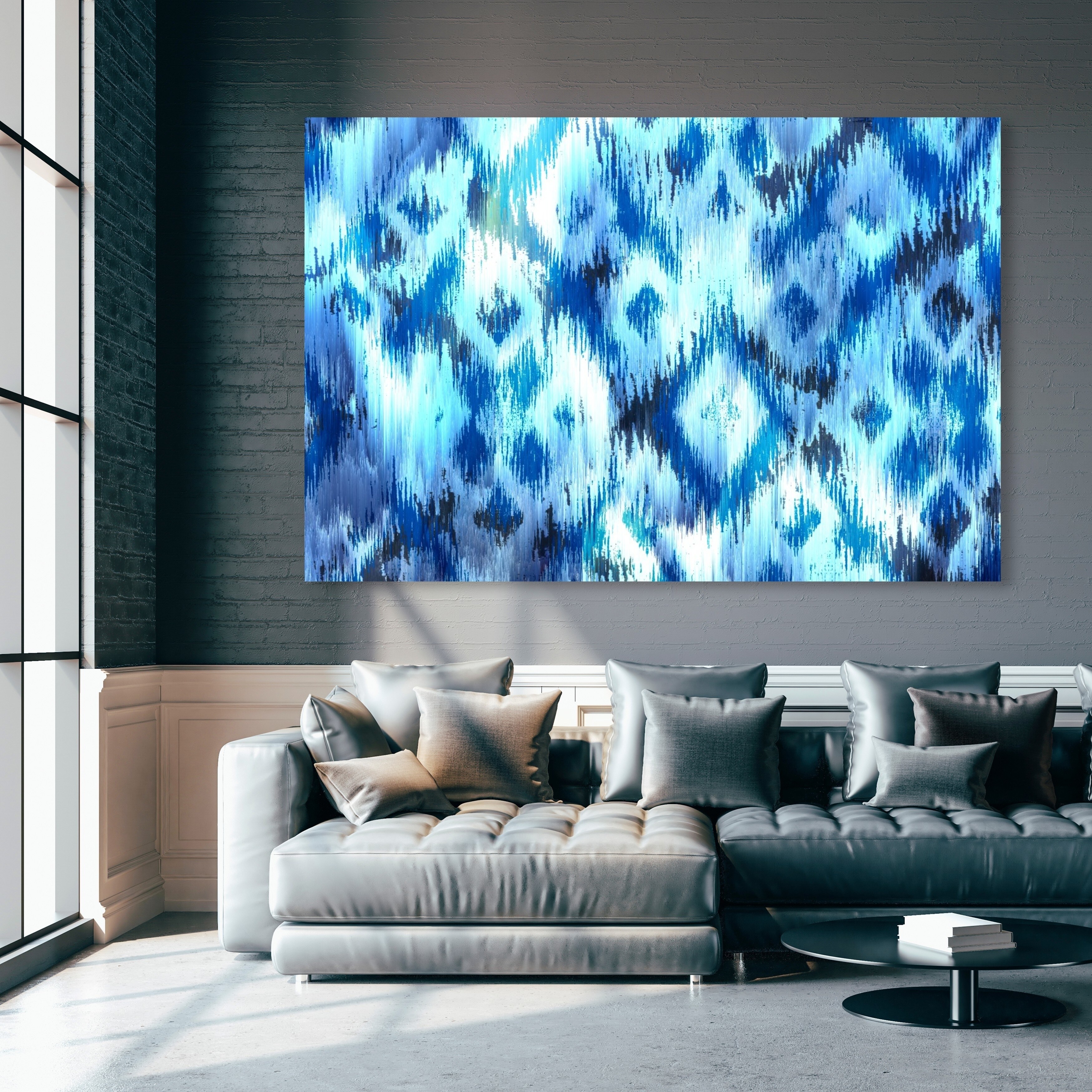 Oliver Gal 'Atlantis' Abstract Wall Art Canvas Print - Blue