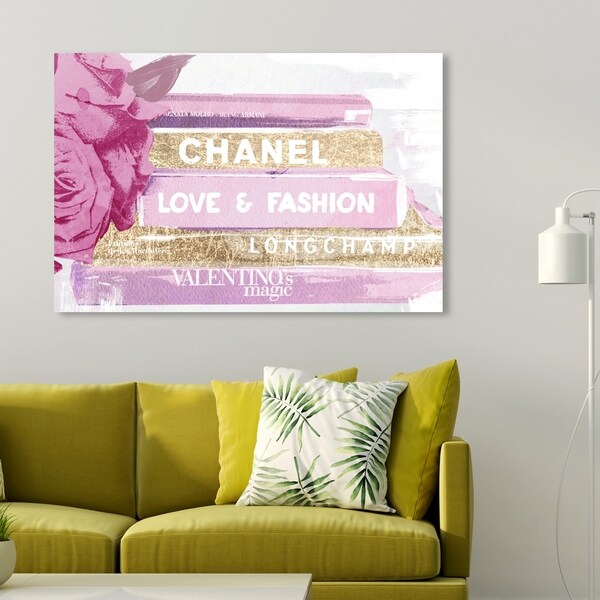 Oliver Gal 'My Ideal Style' Fashion and Glam Wall Art Canvas Print