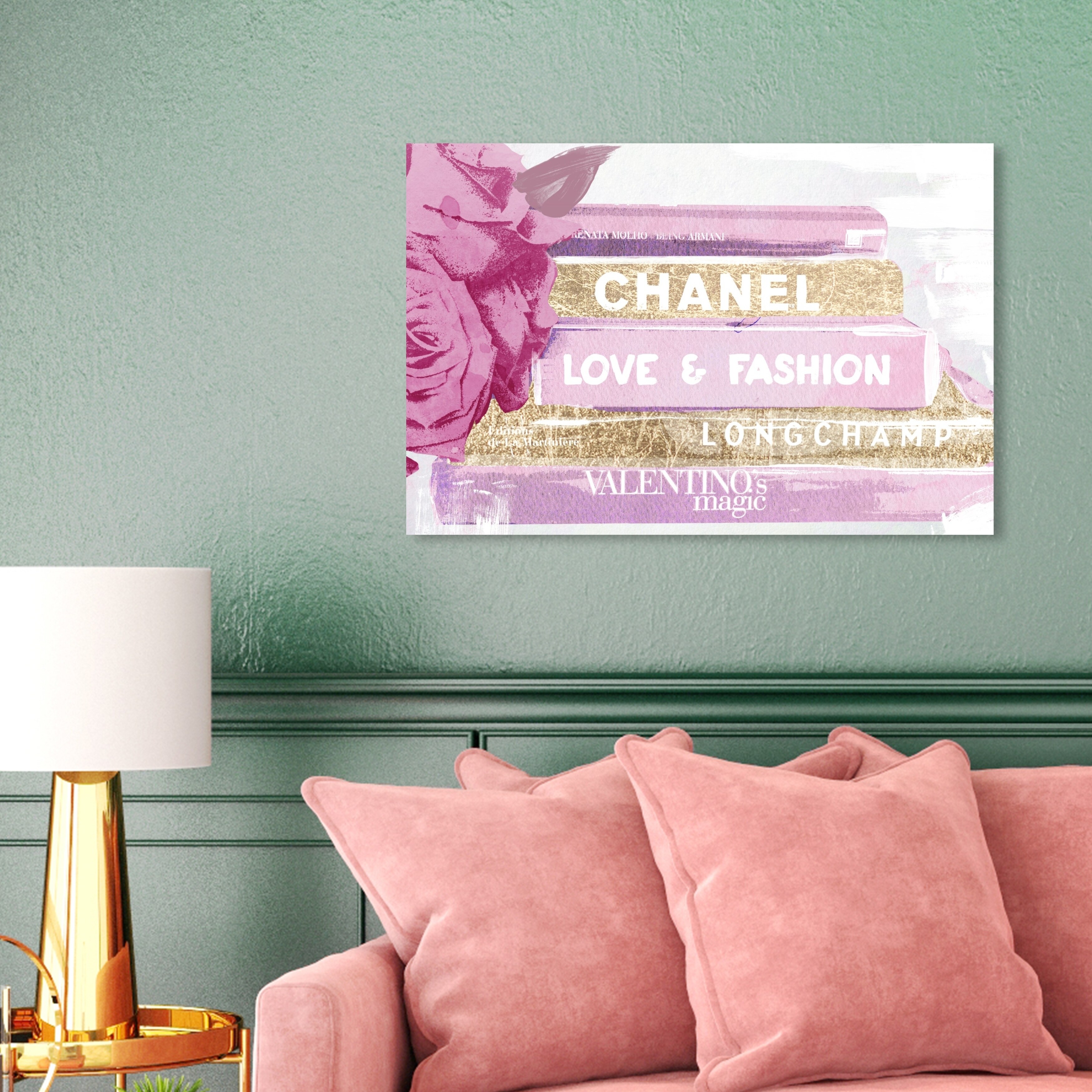 Oliver Gal 'My Ideal Style' Fashion and Glam Wall Art Canvas Print