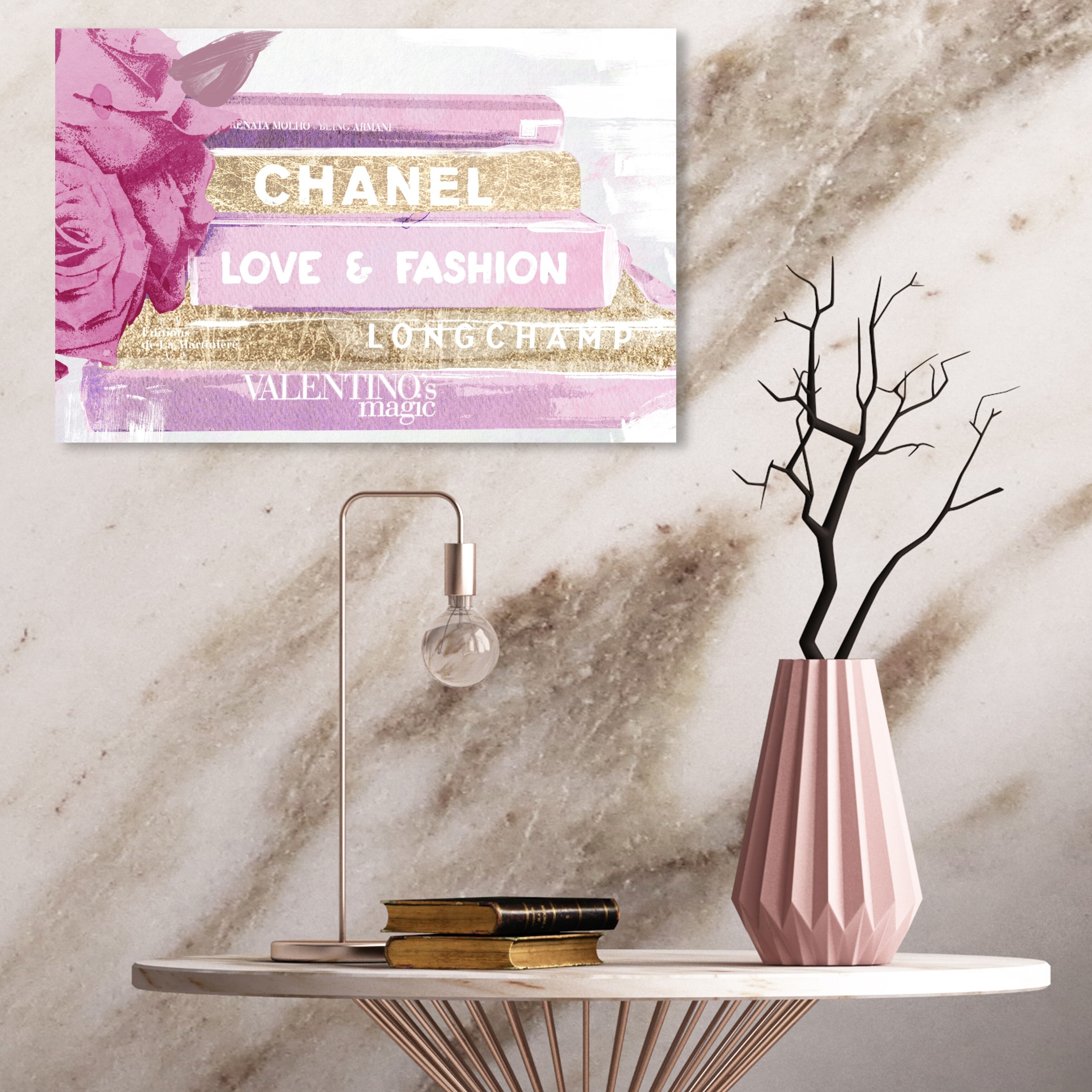 【新品】OliverGal オリバーガル My Ideal Style Oliver Gal 'My Ideal Style' Fashion and Glam Wall Art Canvas Print