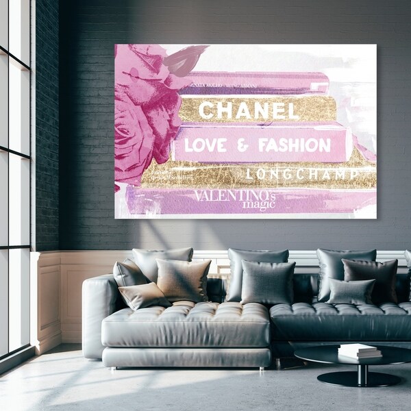 Oliver Gal 'My Ideal Style' Fashion and Glam Wall Art Canvas Print