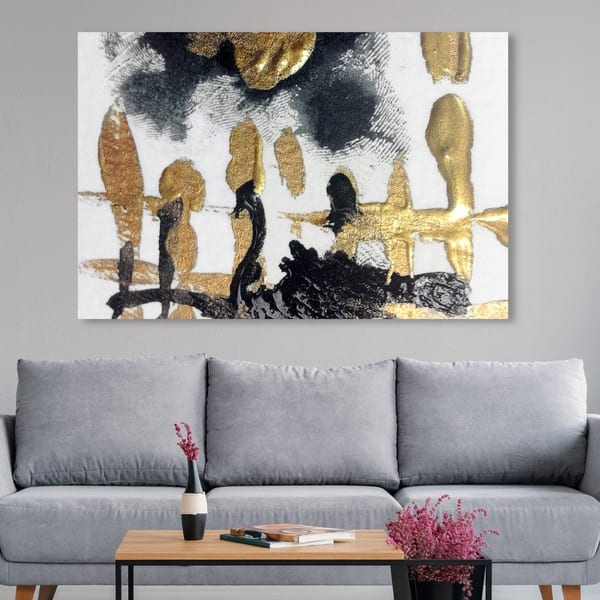 Oliver Gal 'Nozze di Figaro' Abstract Wall Art Canvas Print - Gold ...