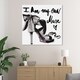 Oliver Gal 'My Own Muse' Typography and Quotes Wall Art Canvas Print ...