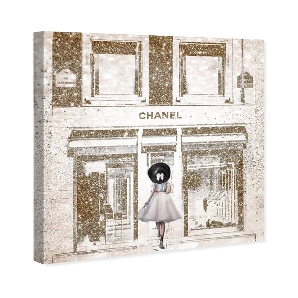 Shop Oliver Gal Queen Of The Store Gold Fashion And Glam Wall Art Canvas Print Brown White Overstock 28585390 40 X 40