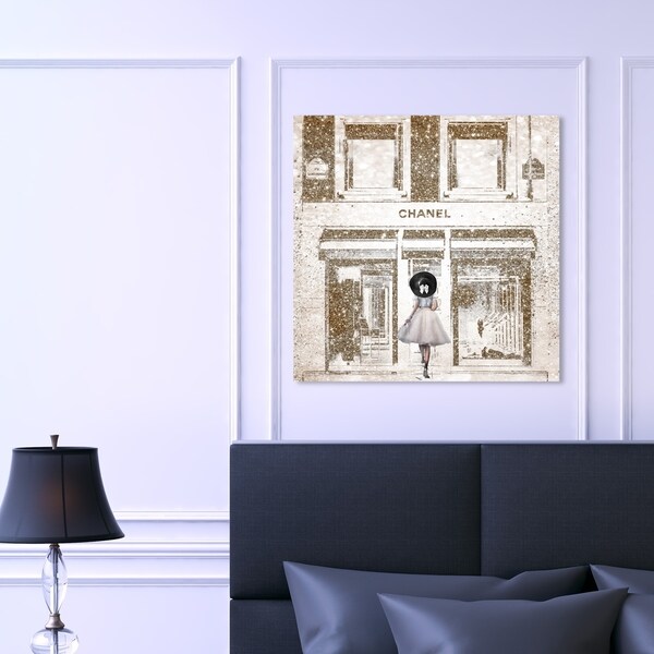 Oliver Gal 'Queen of the Store Gold' Fashion and Glam Wall Art