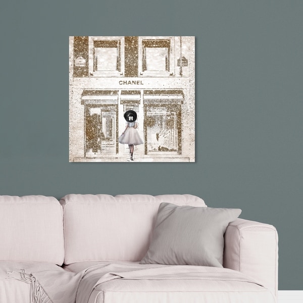 Oliver Gal 'Queen of the Store Gold' Fashion and Glam Wall Art