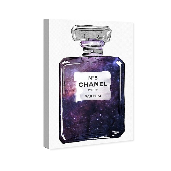 Oliver Gal N°5 CHANEL PARFUM アート作品 N5 Chanel Perfume Graffiti Canvas Wall Art - Designity Art