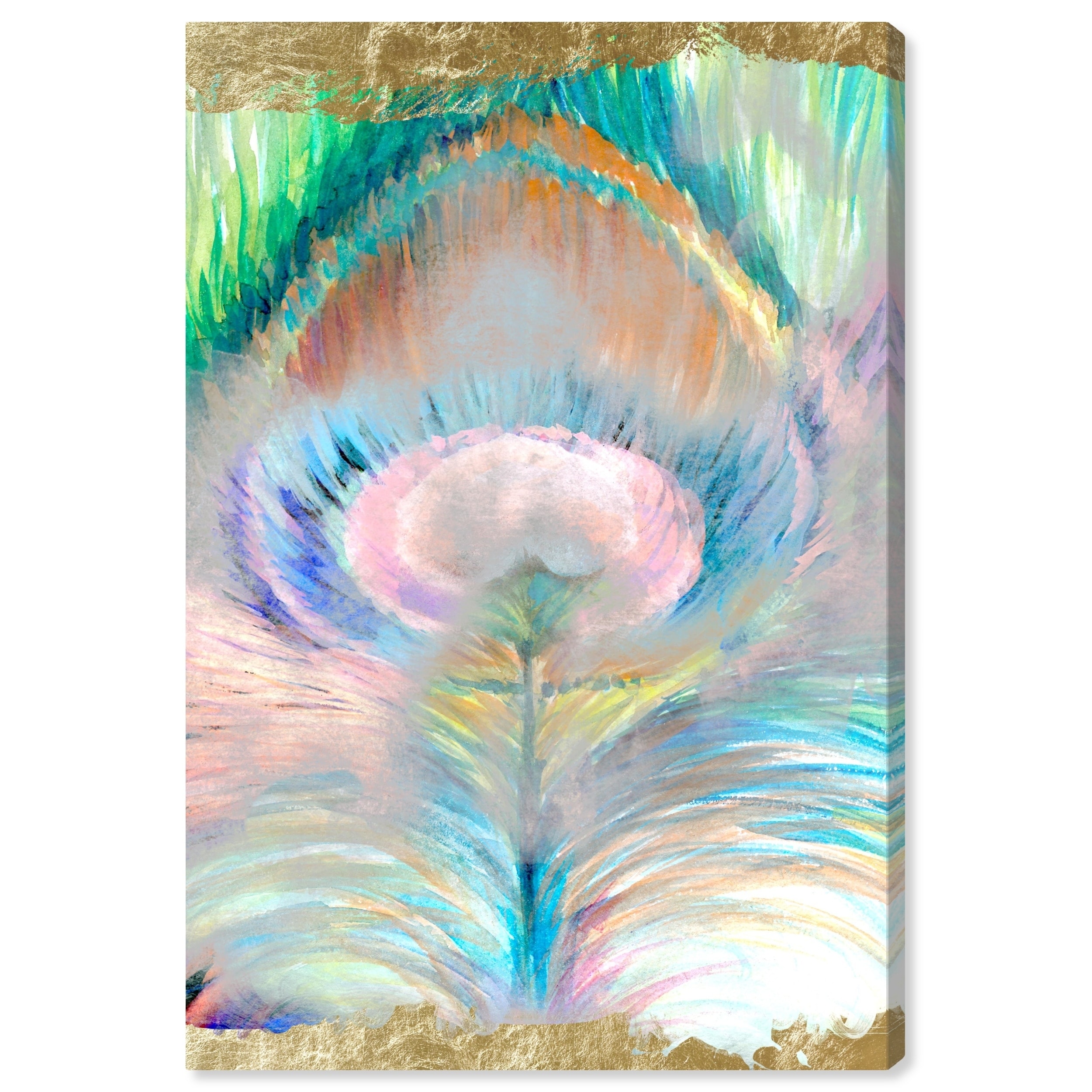 Abstract Feather Wall Art Canvas Painting Feather Wall Poster