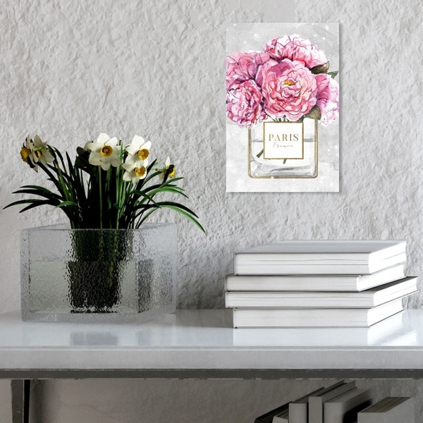 Oliver Gal 'Sparkling Floral Perfume' Fashion and Glam Wall Art
