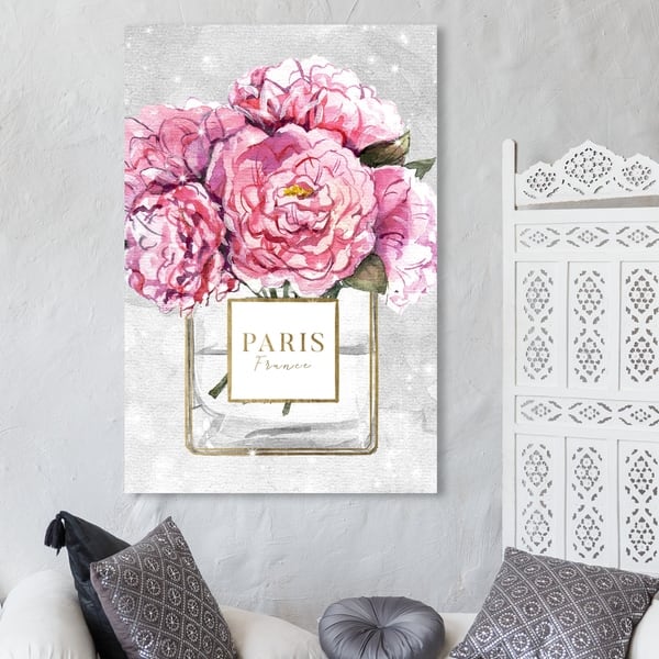 Watercolor Flower Lip Perfume Canvas Wall Art For Living Room, Bedroom,  Office, And Kitchen - Beautiful And Elegant Decor For Any Space - Temu  United Arab Emirates