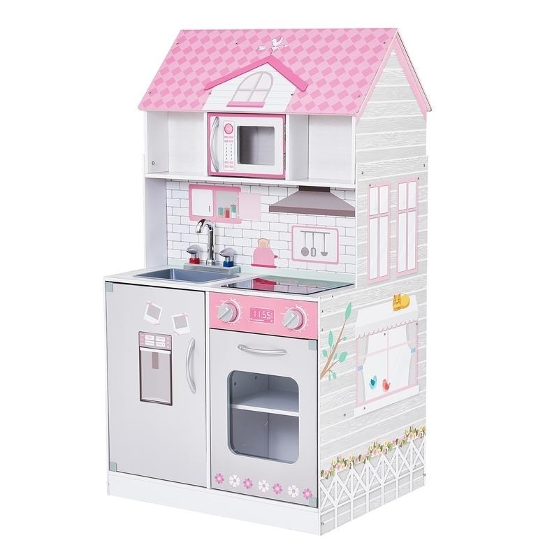 grey toy kitchen