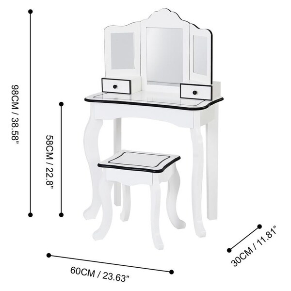 kids unicorn dressing table