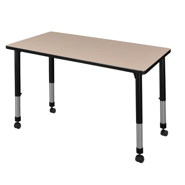 Kee 48" x 30" Height Adjustable Mobile Classroom Table