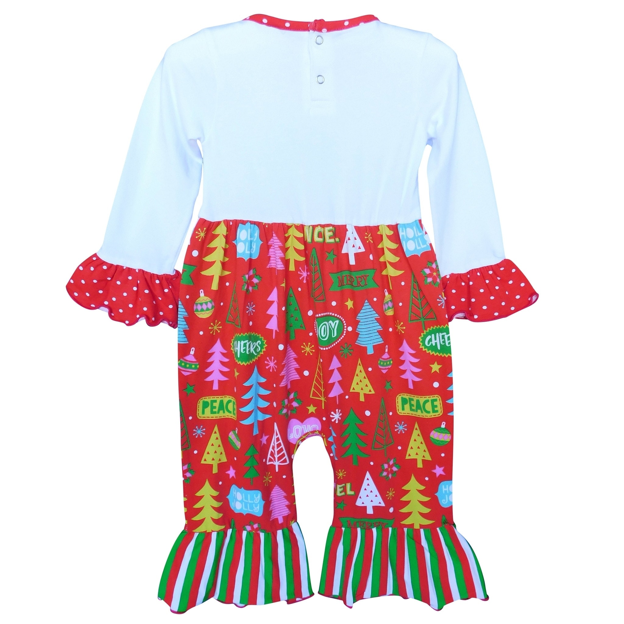 girls holiday romper