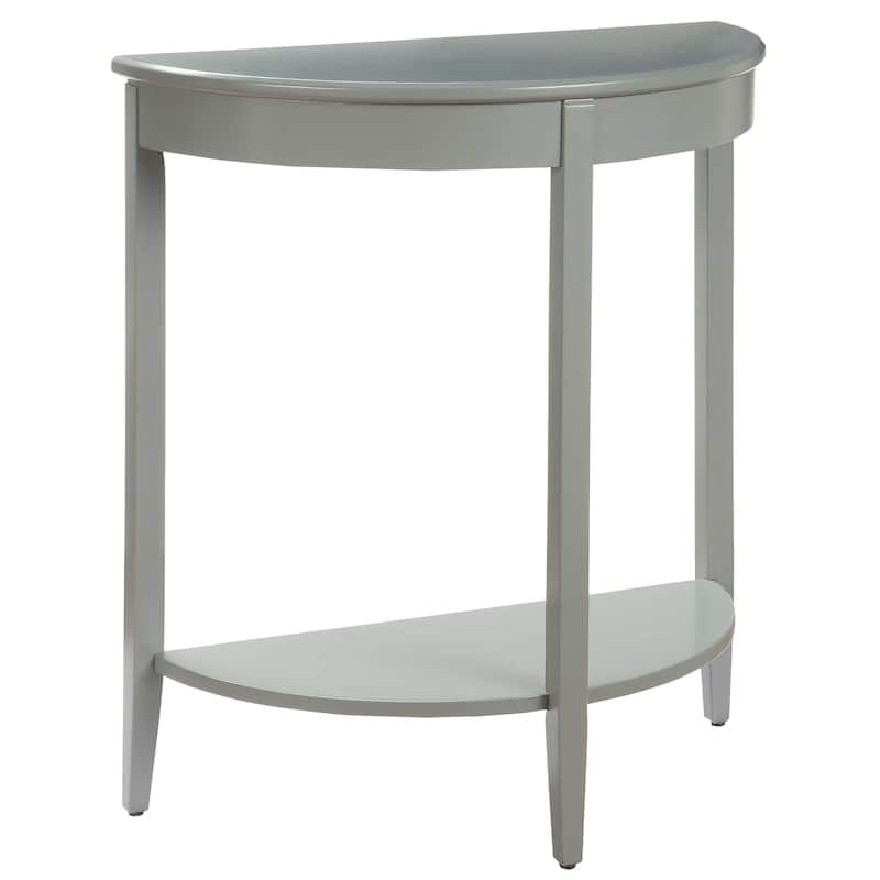 Urban Designs Half Moon Console Table - Gray