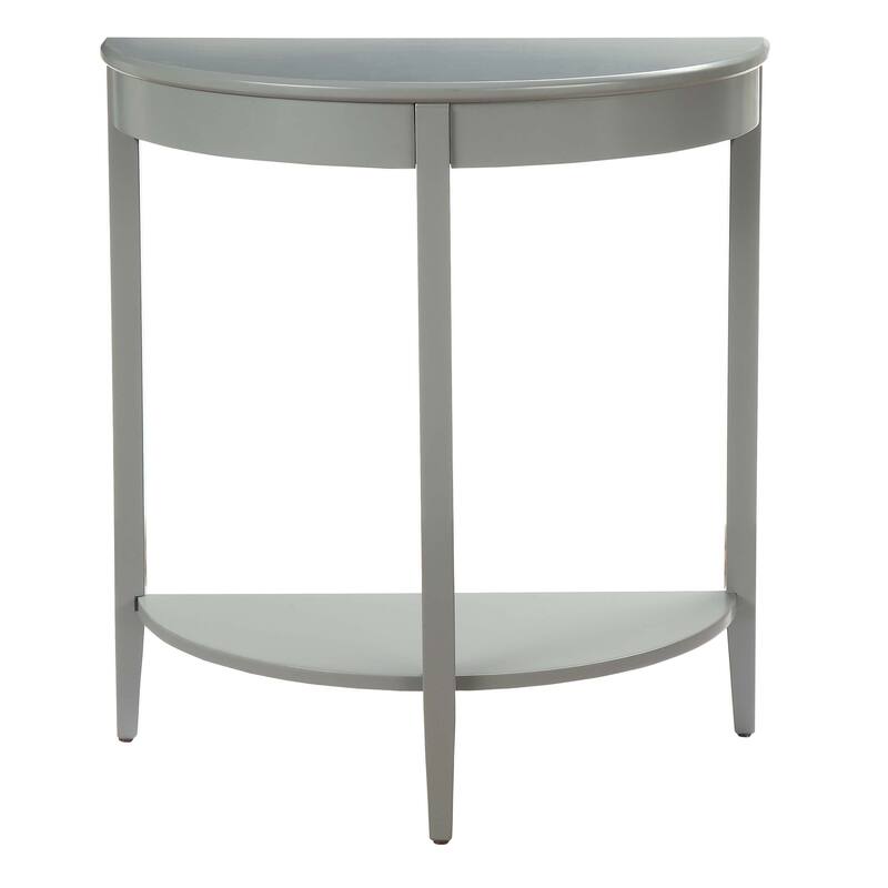 Urban Designs Half Moon Console Table - Gray