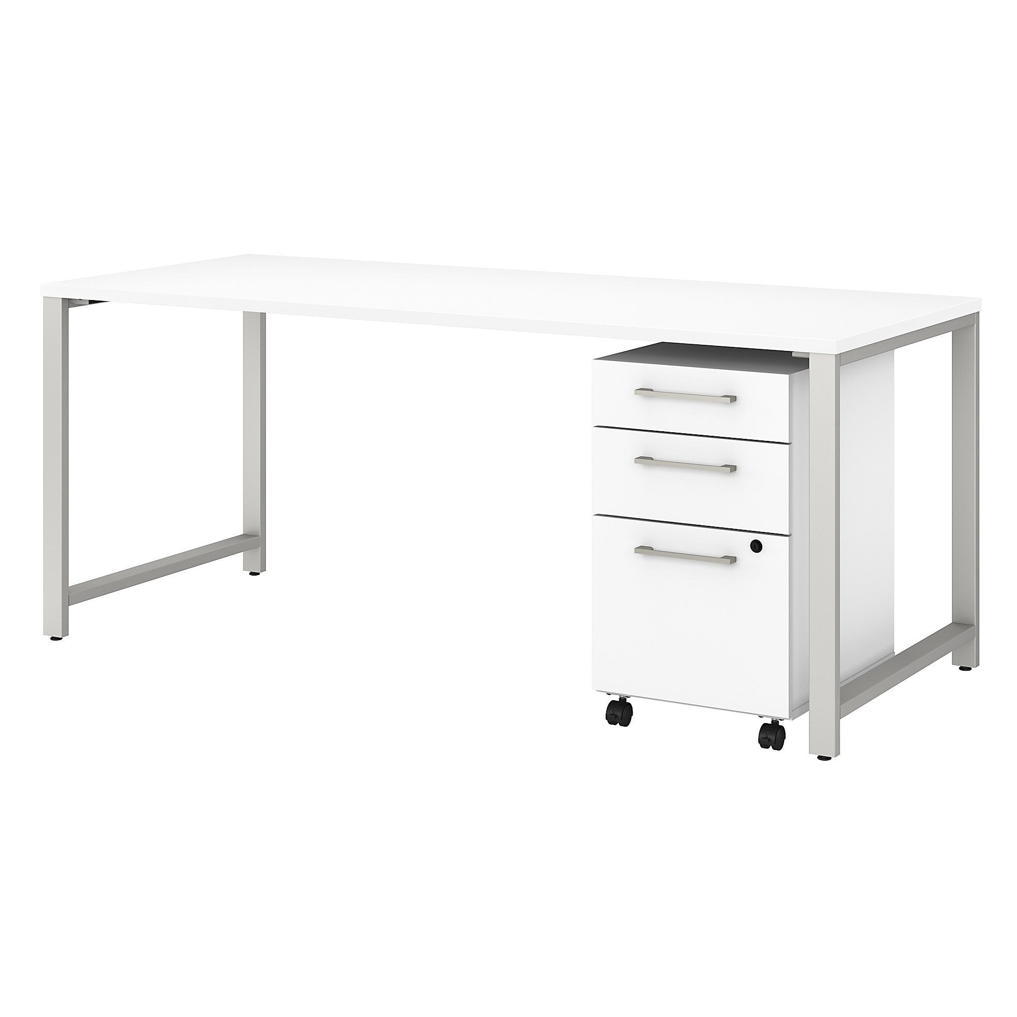 Shop Bush Business Furniture 400 Series 72w Table Desk With File