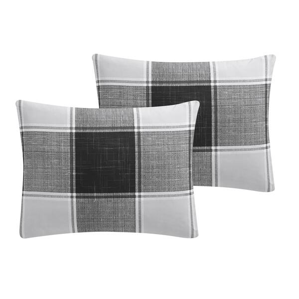 Shop Vcny Home Brent Plaid Duvet Cover Set On Sale Overstock