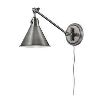 Hinkley Arti 1-Light Sconce in Polished Antique Nickel