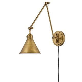 Hinkley Arti 1-Light Sconce in Heritage Brass