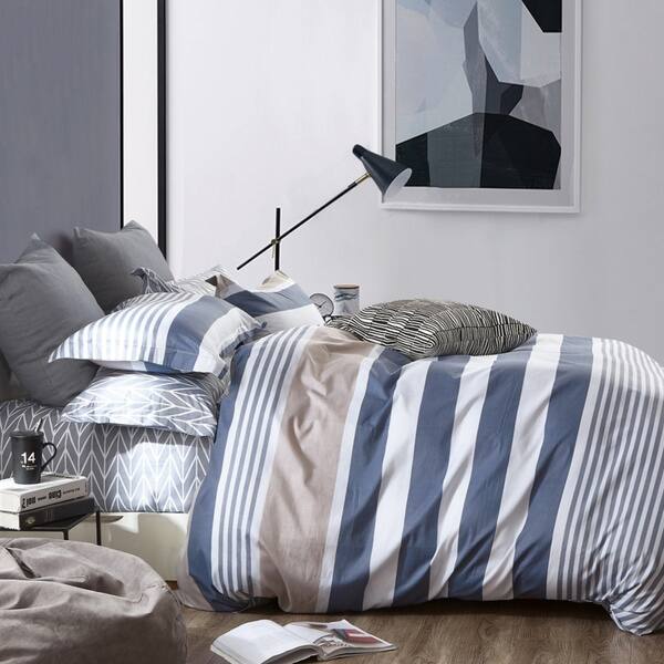 Shop Porch Den Kaufmann Striped Cotton 3 Piece Queen Full