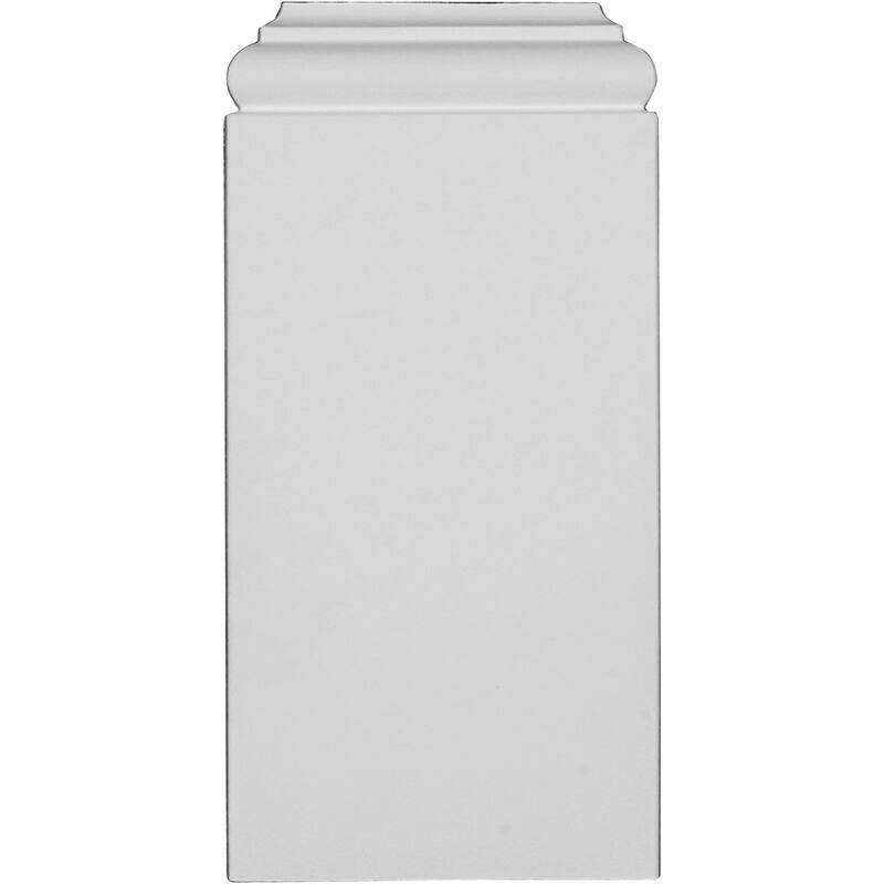 5"W x 10 1/4"H x 1 1/4"P Traditional Plinth Block