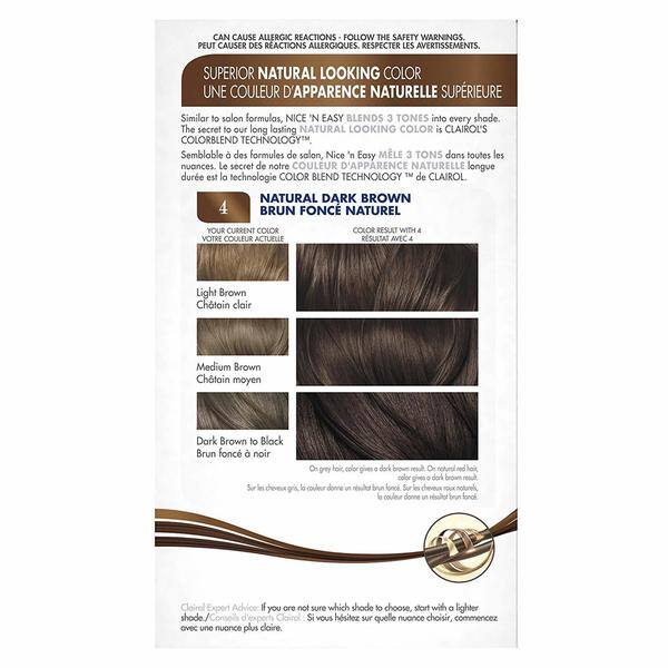 Shop Clairol Nice N Easy 4 120 Natural Dark Brown Permanent Hair