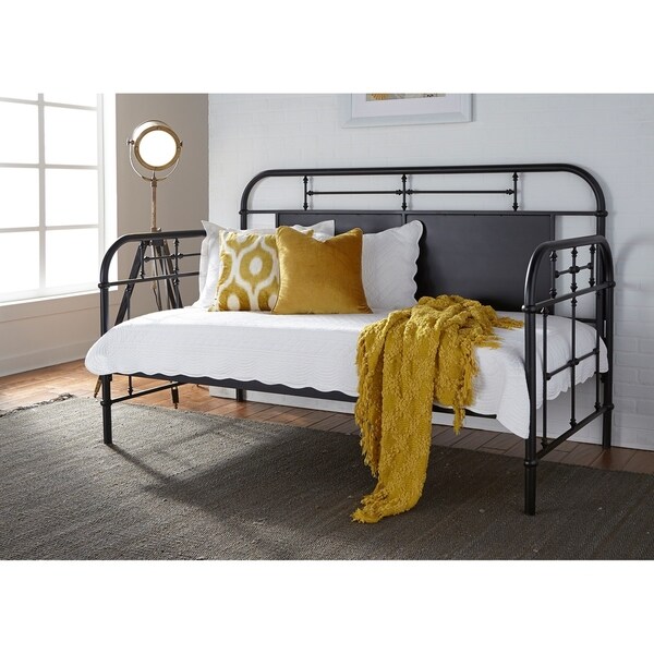 Vintage Series Black Twin Metal Day Bed