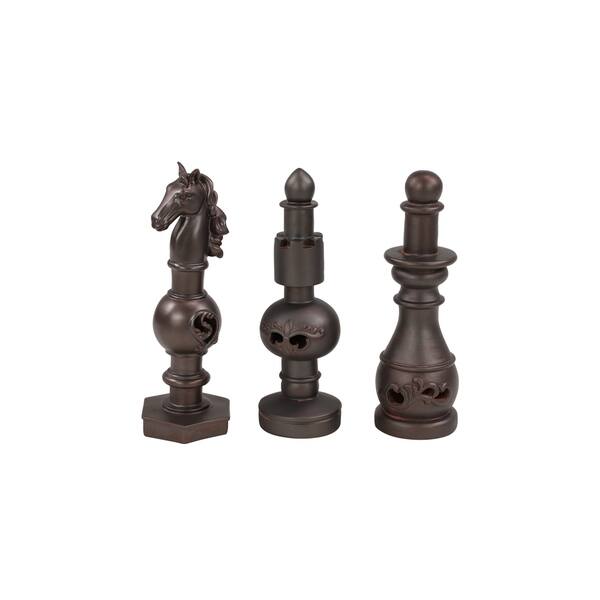 Shop Studio 350 Decorative Chess Piece Finials Table Decor Set Of