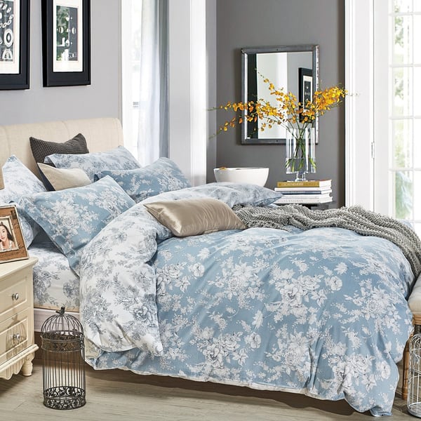 Shop Porch Den Joyce Cotton 3 Piece Queen Full Reversible Duvet