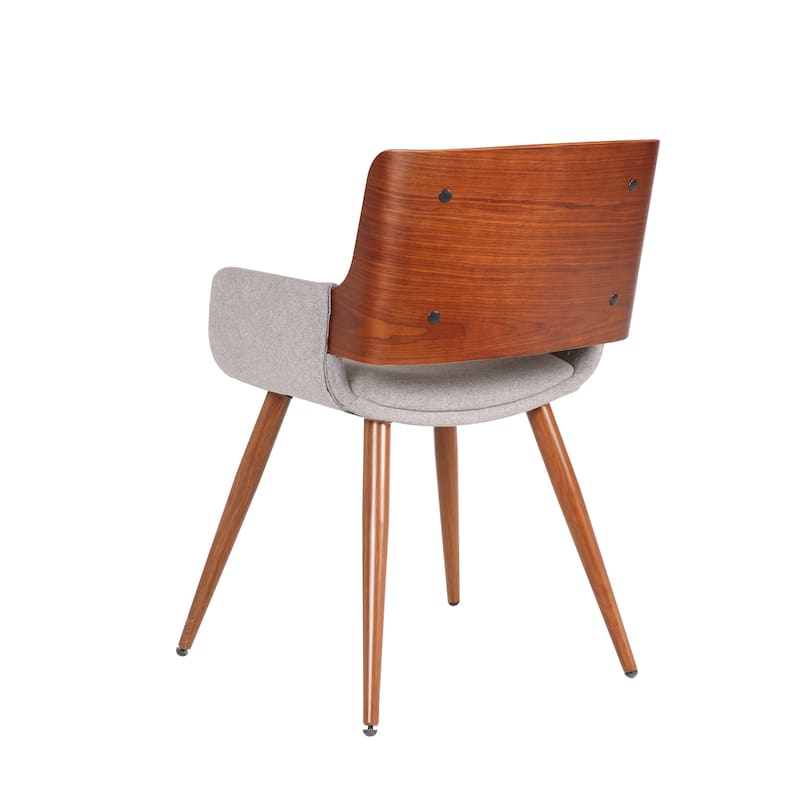 Porthos Home Finnick Mid-century Fabric and Steel Dining Chair