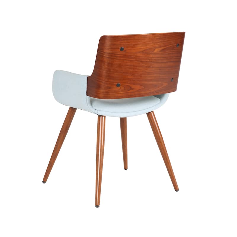 Porthos Home Finnick Mid-century Fabric and Steel Dining Chair