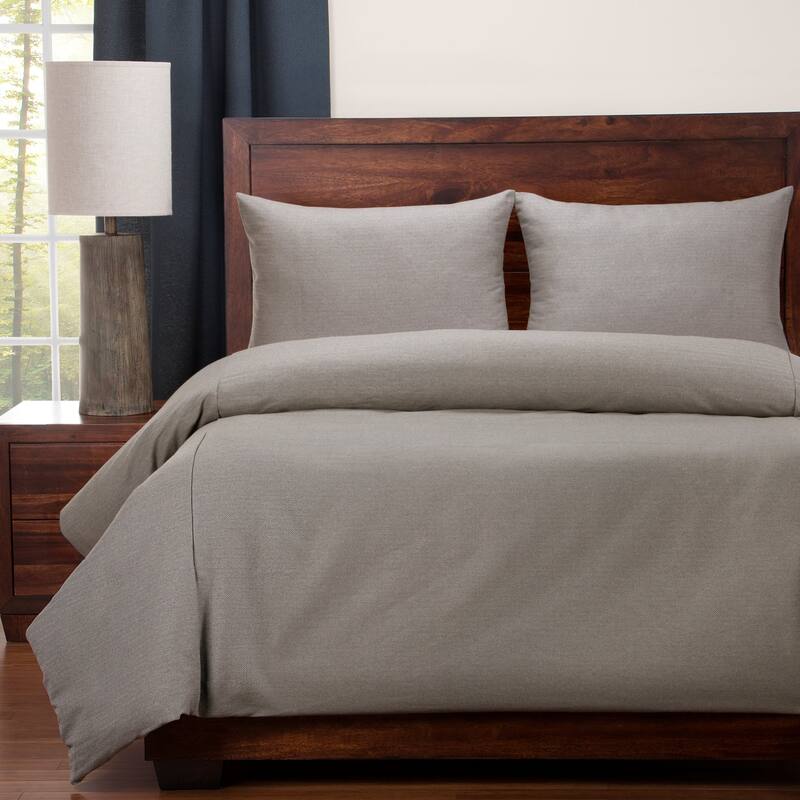 Revolution Plus, Everlast Herringbone Duvet Cover - Twin