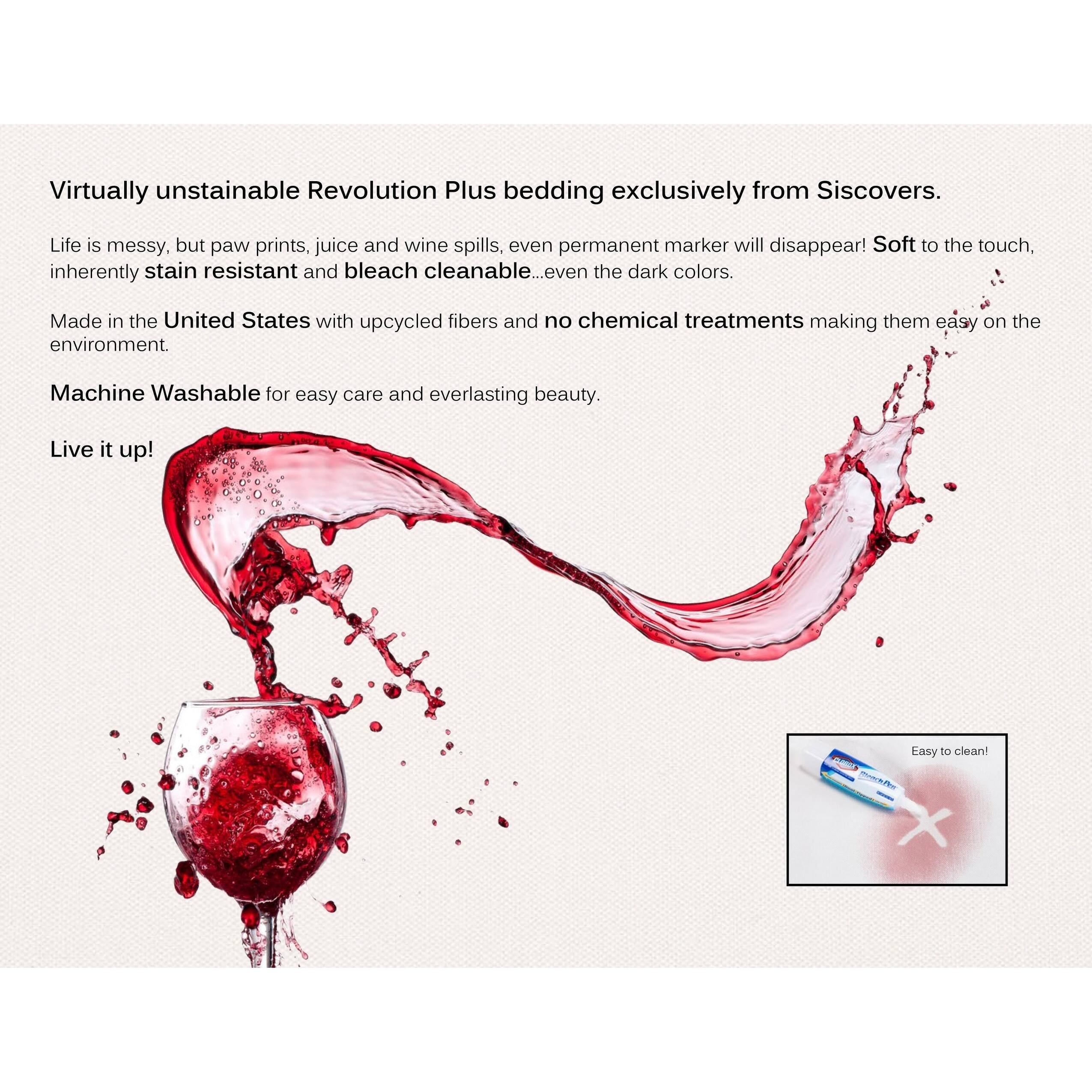 Revolution Plus, Everlast Hamilton Navy Stain Resistant Duvet Cover Bed Bath & Beyond 28591969