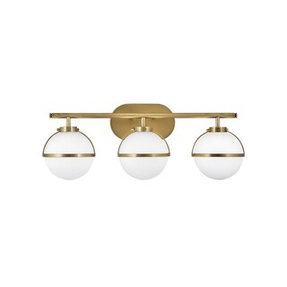 Hinkley Hollis 3-Light Vanity in Heritage Brass
