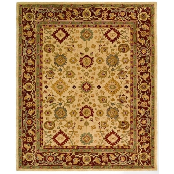 Safavieh Handmade Anatolia Oriental Heirloom Ivory Hand-spun Wool Rug - 9' x 12'