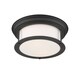 preview thumbnail 4 of 3, Sonna 2 Light Flush Mount in Matte Black