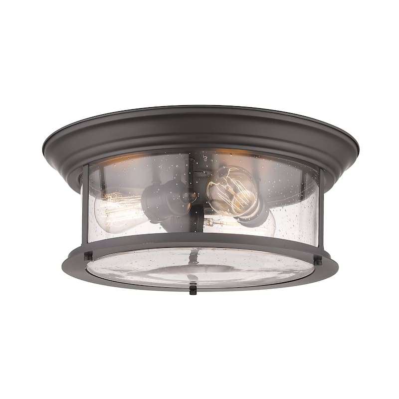 Sonna 3 Light Flush Mount in Bronze - Bronze