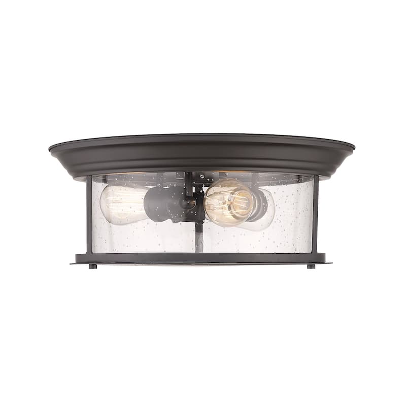 Sonna 3 Light Flush Mount in Bronze