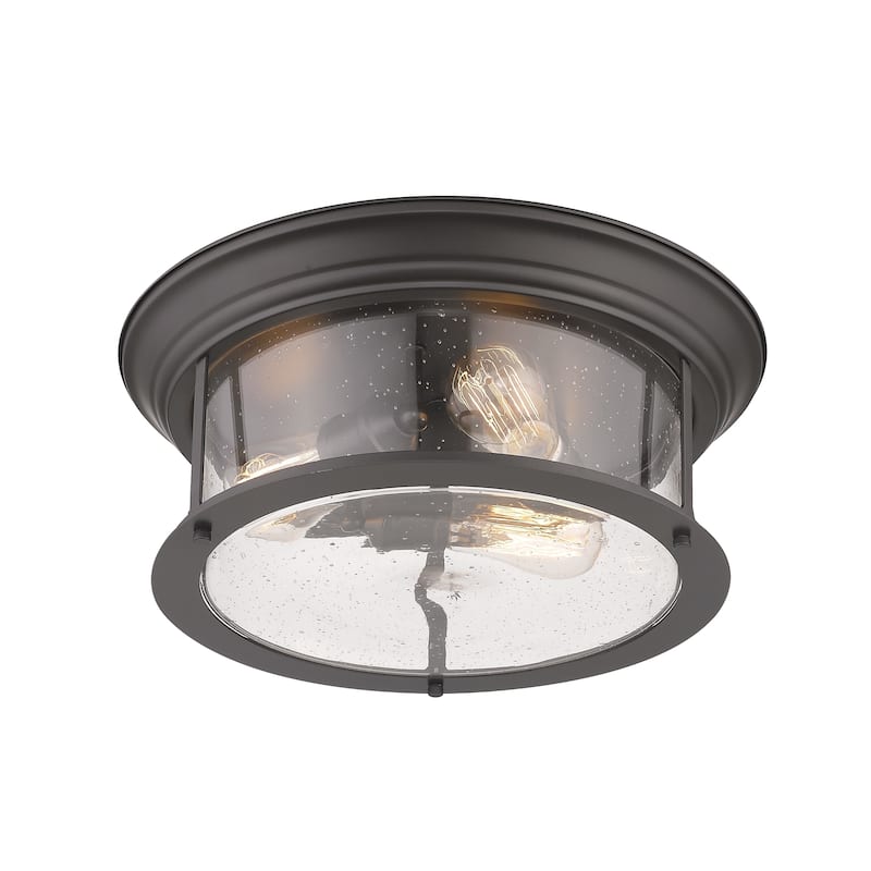 Sonna 3 Light Flush Mount in Bronze