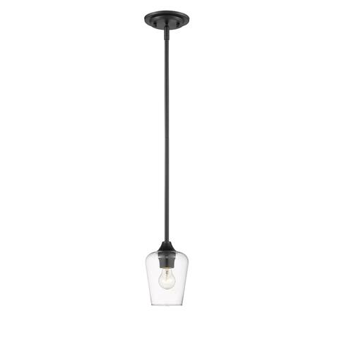 Joliet 1 Light Mini Pendant in Matte Black