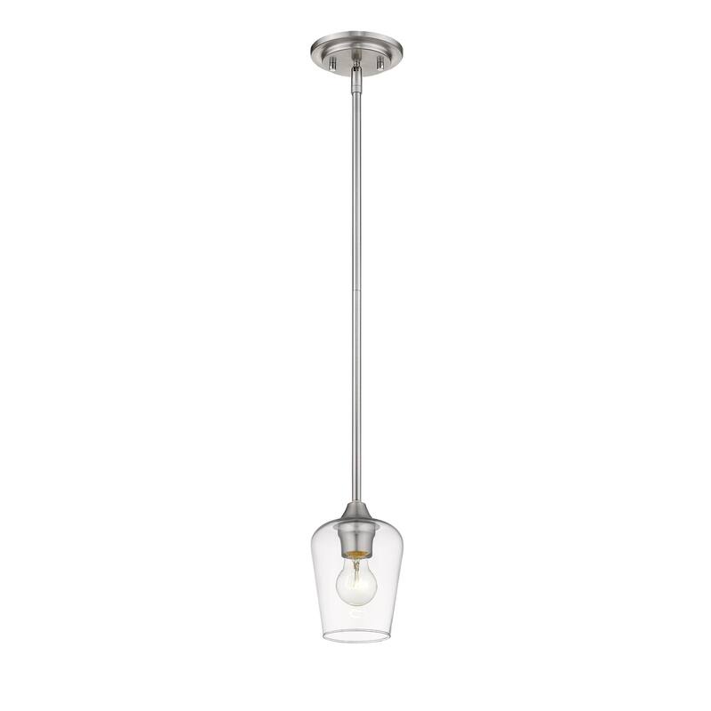 Joliet 1 Light Mini Pendant in Brushed Nickel Bed Bath & Beyond