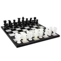 Classic Onyx/ Marble Decorative Chess Set