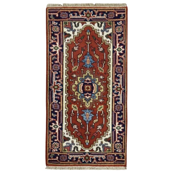 One-of-A-Kind Serapi Oriental Rug - 2'1" x 4'