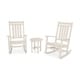 POLYWOOD® Plantation 3-Piece Porch Rocking Chair Set - Thumbnail 4