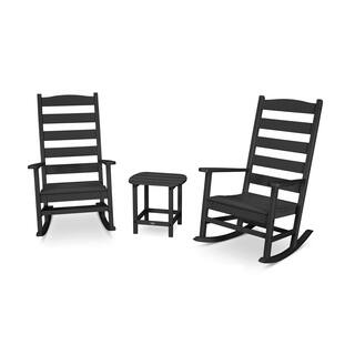 POLYWOOD® Shaker 3-Piece Porch Rocking Chair Set
