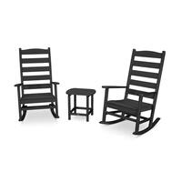 POLYWOOD® Shaker 3-Piece Porch Rocking Chair Set
