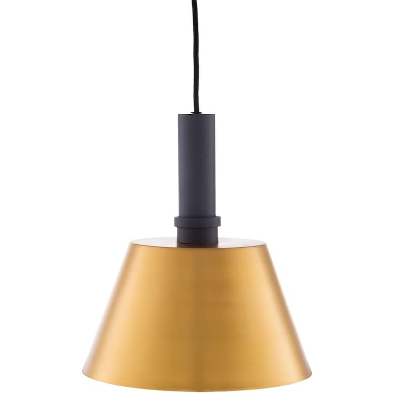 Artistic Weavers Lockley Modern Metal 1-light Pendant - 11" x 11" x 12" - 11" x 11" x 12" - Brass