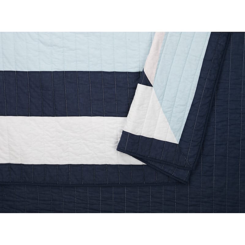 Carson Carrington Intjvallsbenning Diamond Patchwork 3-piece Quilt Set