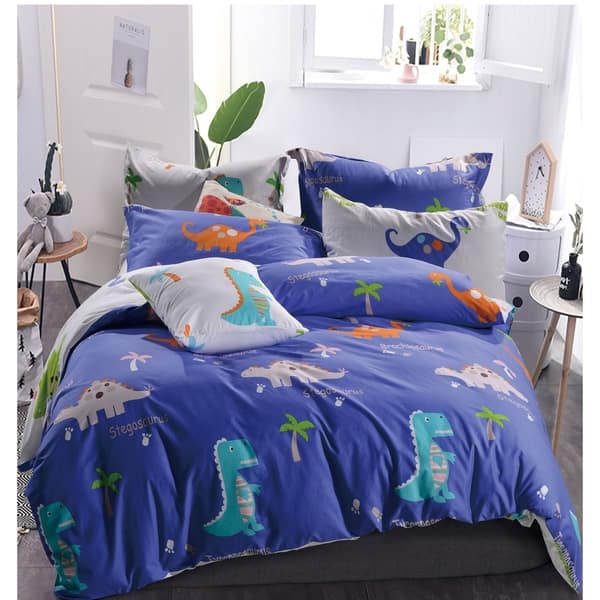 slide 2 of 3, Porch & Den Hank Dino Cotton 2-piece Twin/Twin XL Comforter Set
